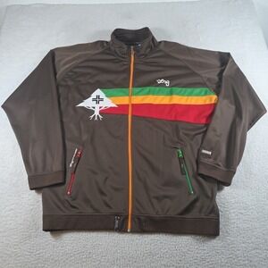 LRG lifted research group men's RASTA jacket size 4XL XXXXL vintage Rare